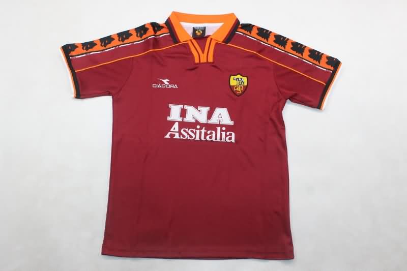 Kids AS Roma Soccer Jersey Home Replica 1998/99