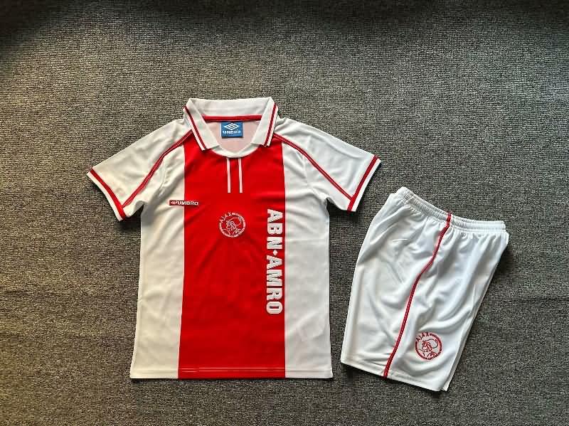 Kids Ajax Soccer Jersey Home Replica 1998/99