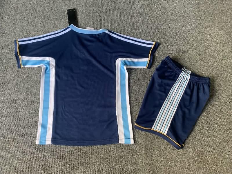 Kids Argentina Soccer Jersey Away Replica 1998