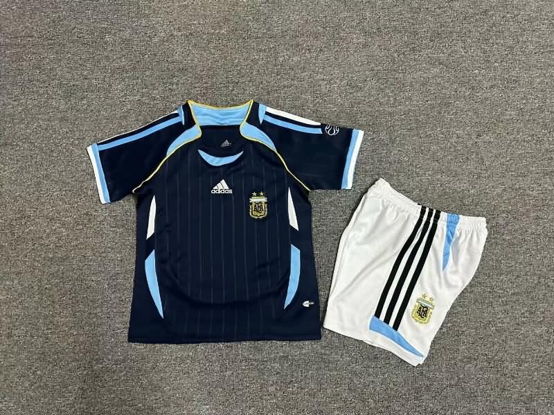 Kids Argentina Soccer Jersey Away Replica 2006