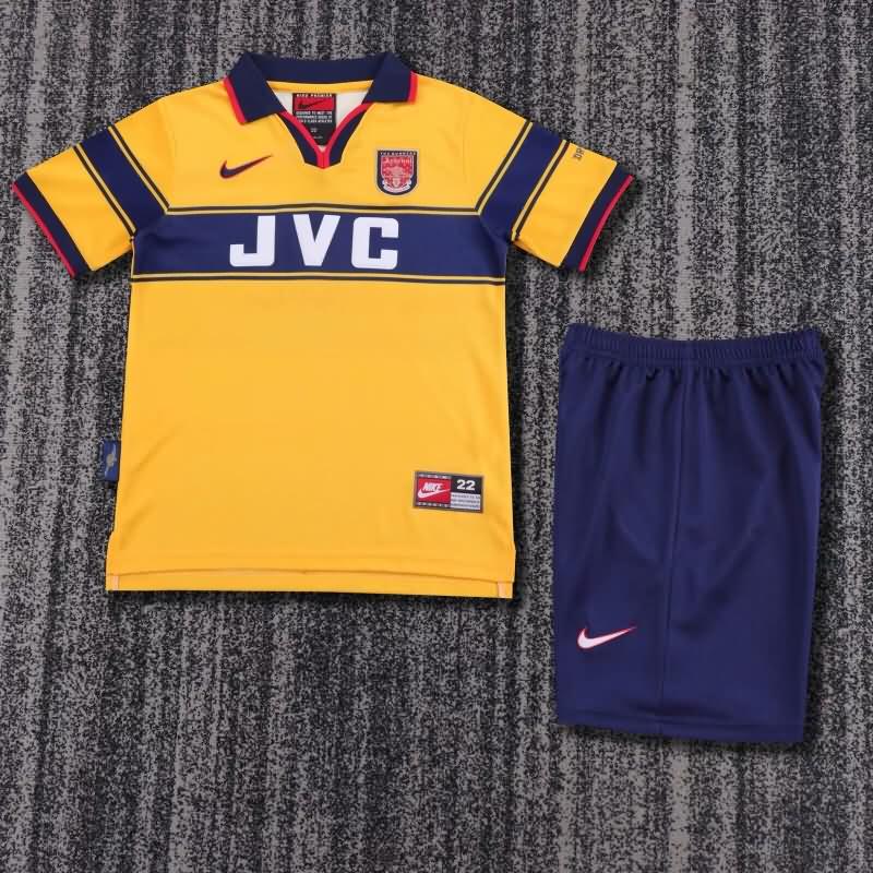 Kids Arsenal Soccer Jersey Away Replica 1997/98