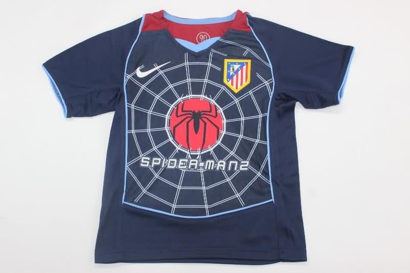 Kids Atletico Madrid Soccer Jersey Away Replica 2004/05