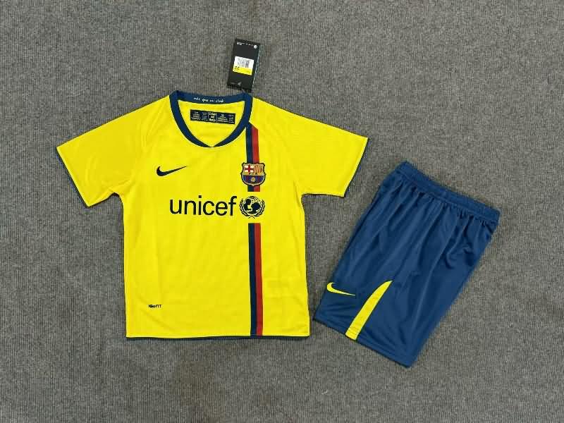 Kids Barcelona Soccer Jersey Away Replica 2008/09