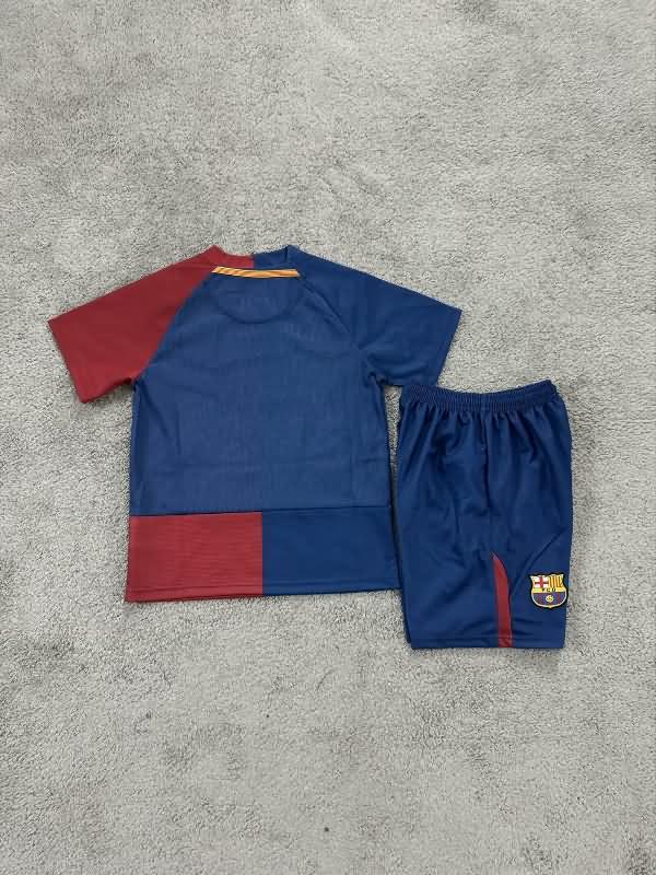 Kids Barcelona Soccer Jersey Home Final Replica 2008/09