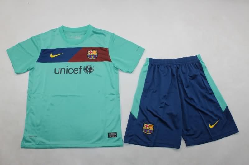 Kids Barcelona Soccer Jersey Away Replica 2010/11