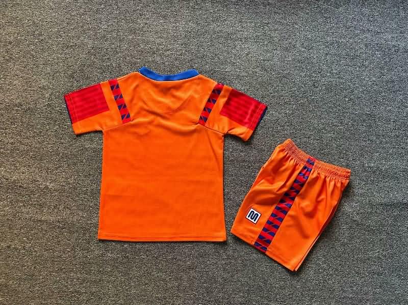 Kids Barcelona Soccer Jersey Away Replica 1991/92