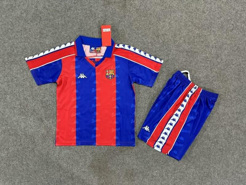 Kids Barcelona Soccer Jersey Home Replica 1992/95