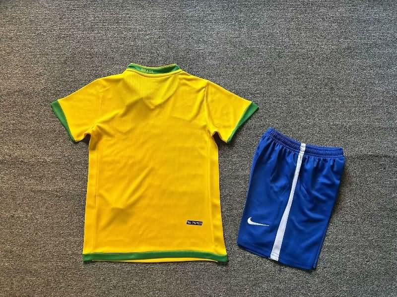 Kids Brazil Soccer Jersey Home Replica 2010