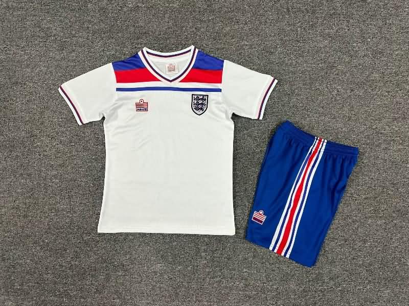 Kids England Soccer Jersey Home Replica 1982