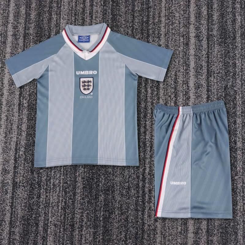 Kids England Soccer Jersey Away Replica 1996