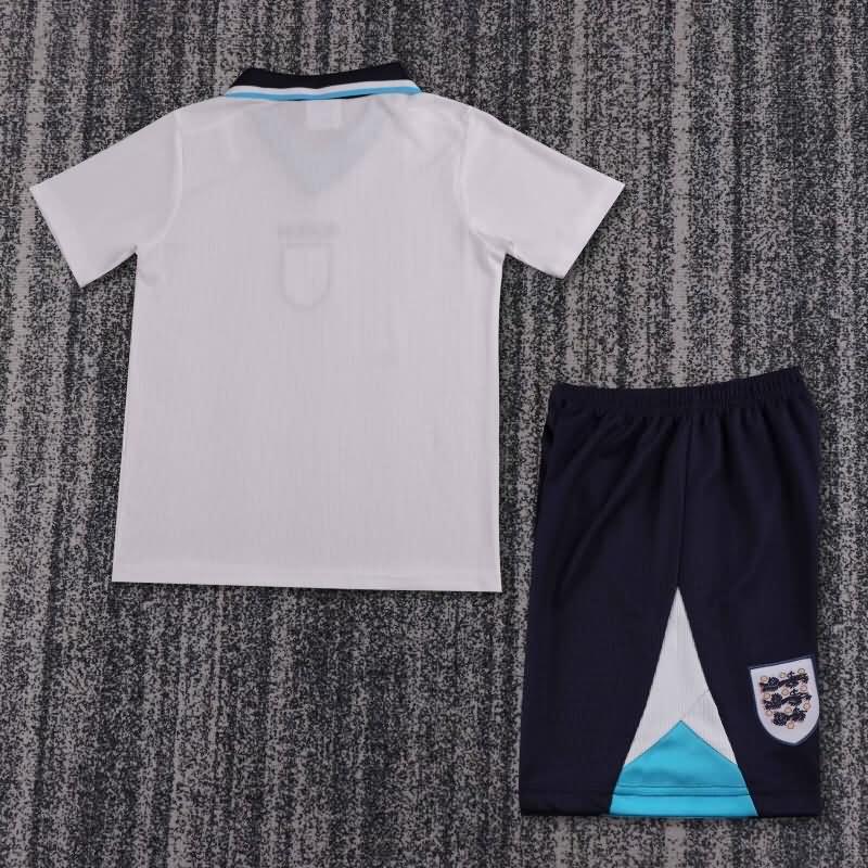 Kids England Soccer Jersey Home Replica 1996