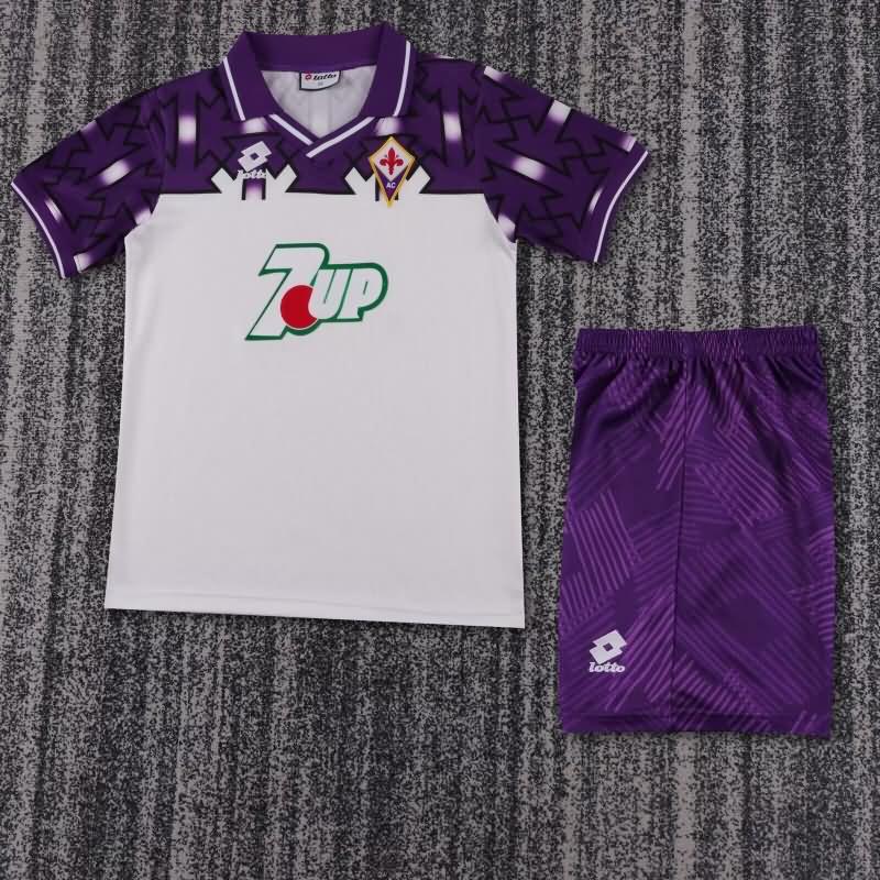 Kids Fiorentina Soccer Jersey Away Replica 1992/93