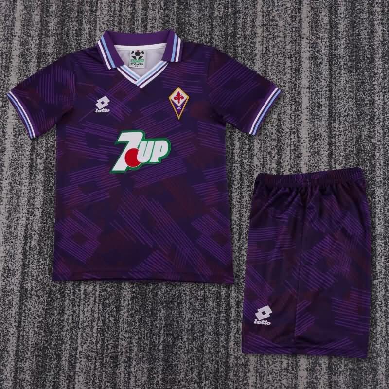 Kids Fiorentina Soccer Jersey Home Replica 1992/93