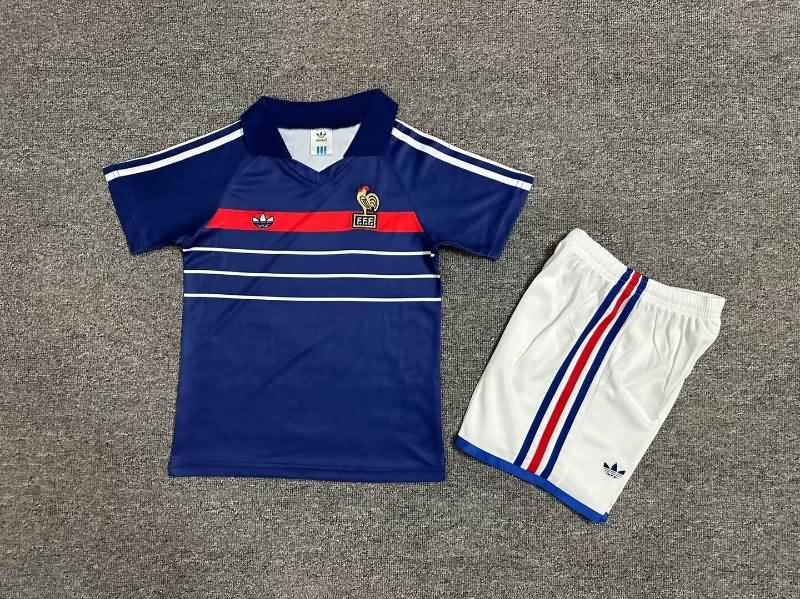 Kids France Soccer Jersey Home Replica 1982