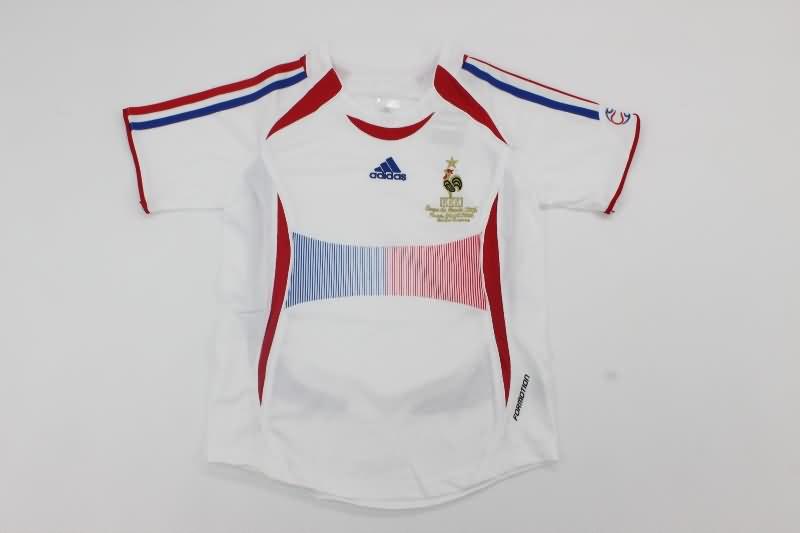 Kids France Soccer Jersey Away Final Replica 2006