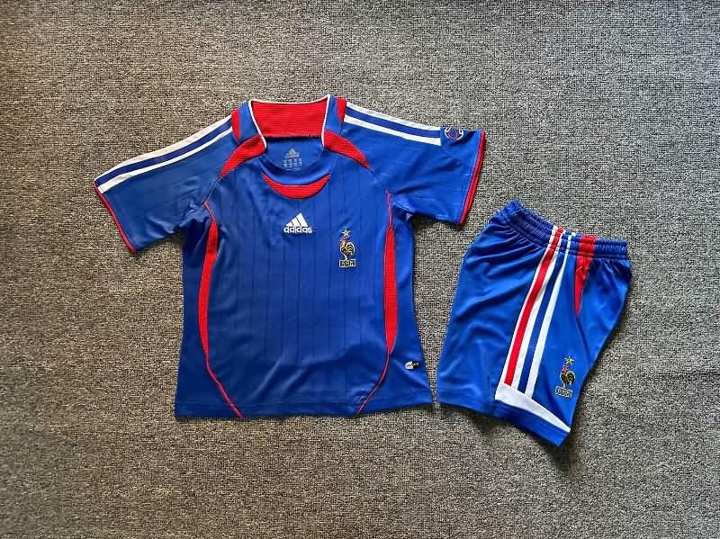 Kids France Soccer Jersey Home Replica 2006