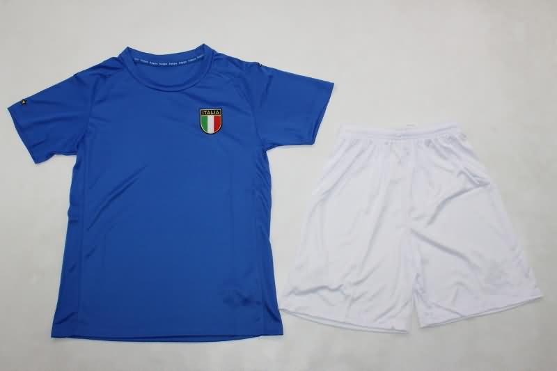 Kids Italy Soccer Jersey Home Replica 2000