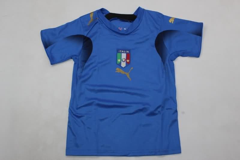 Kids Italy Soccer Jersey Home Replica 2006