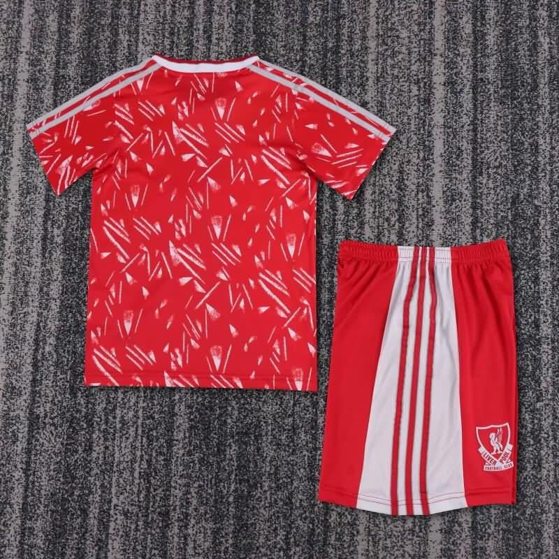 Kids Liverpool Soccer Jersey Home Replica 1989/91