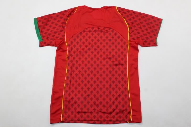 Kids Portugal Soccer Jersey Home Replica 2004