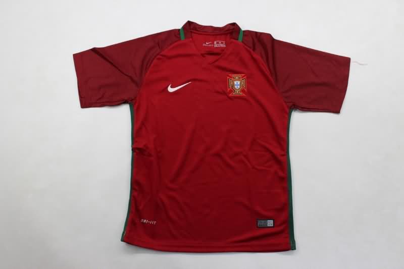 Kids Portugal Soccer Jersey Home Replica 2016