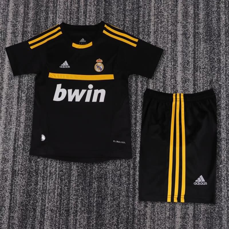 Kids Real Madrid Soccer Jersey Goalkeeper Black Replica 11/12