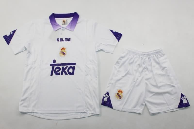 Kids Real Madrid Soccer Jersey Home Replica 1997/98