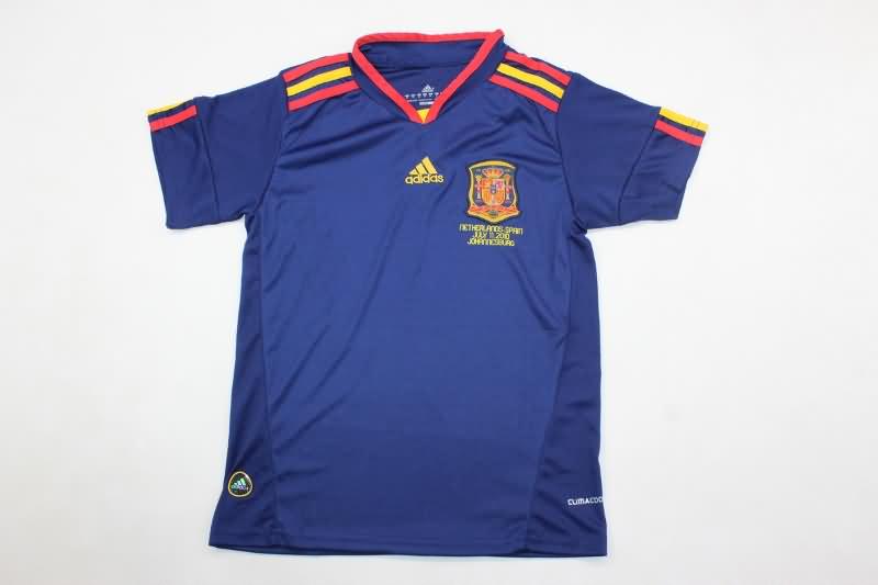 Kids Spain Soccer Jersey Away Replica 2010