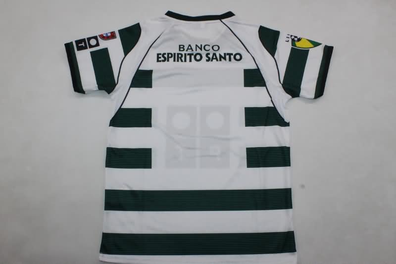 Kids Sporting Lisbon Soccer Jersey Home Replica 2001/02