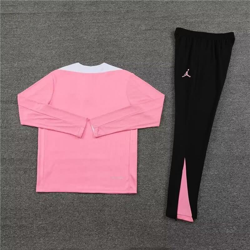 Paris St Germain Soccer Tracksuit 02 Pink Replica 23/24