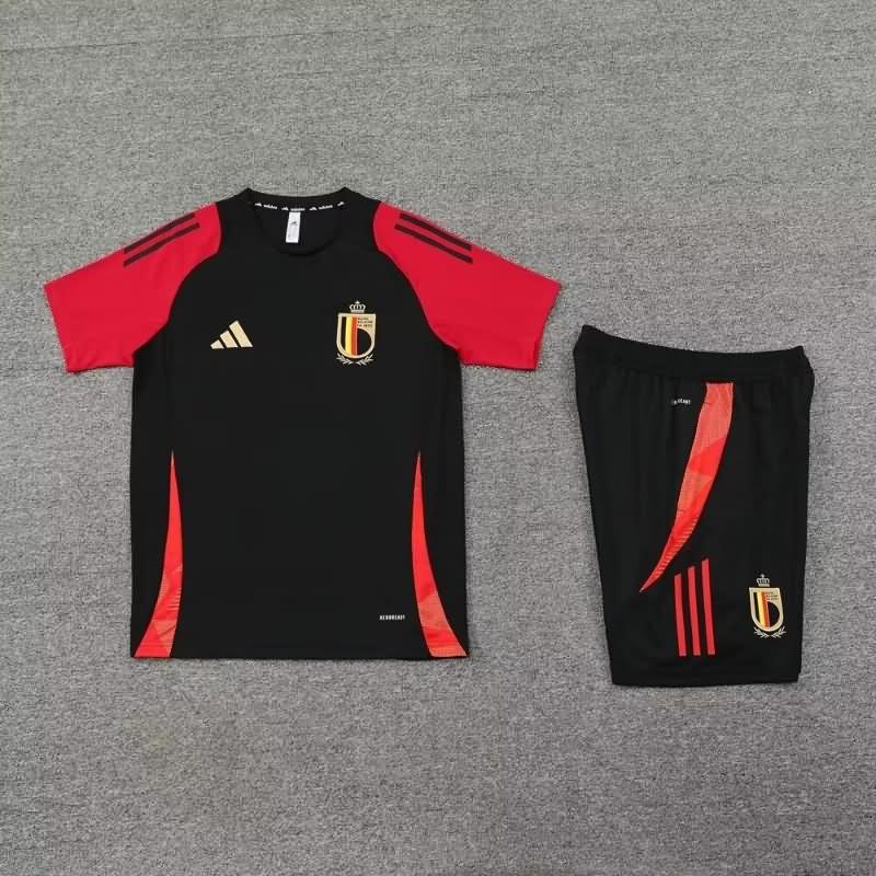 Belgium Training Jersey Black Replica 2024