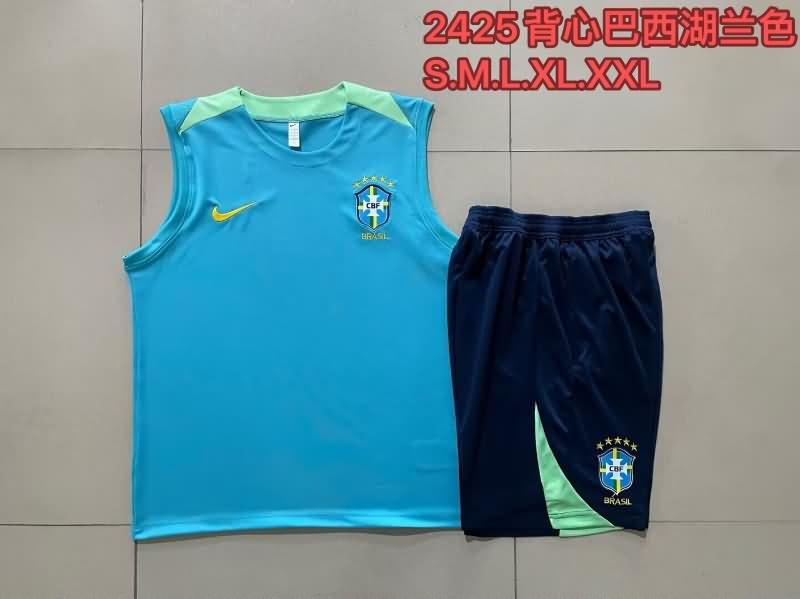 Brazil Training Jersey 02 Light Blue Replica 2024