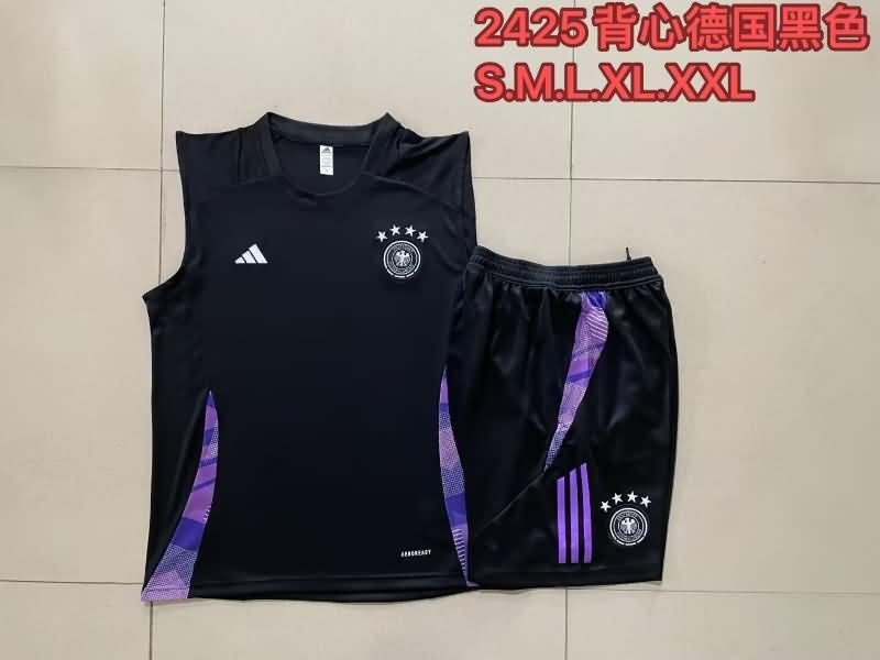 Germany Training Jersey 04 Black Replica 2024