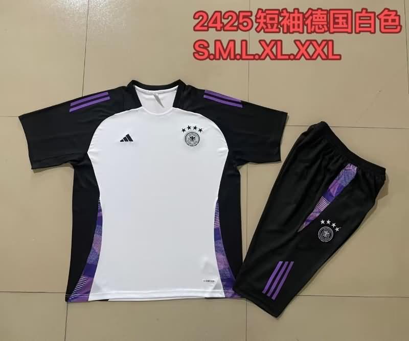 Germany Training Jersey 03 White Replica 2024