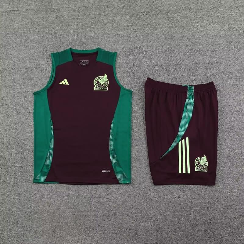 Mexico Training Jersey 02 Red Replica 2024