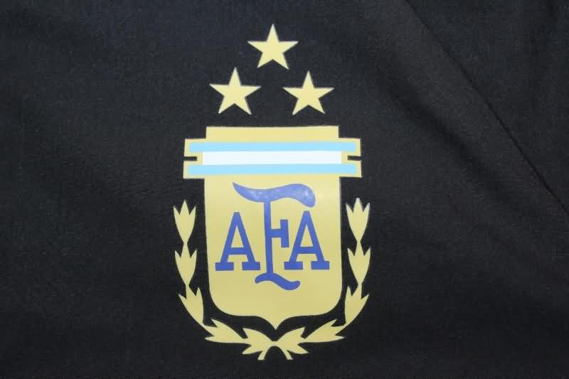 Argentina Soccer Windbreaker 03 Black Replica 23/24