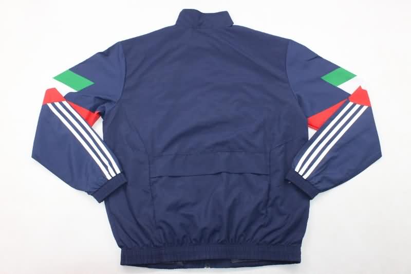 Italy Soccer Windbreaker Dark Blue Replica 2024