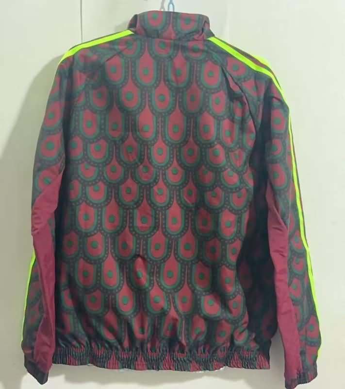 Mexico Soccer Windbreaker Red Green Reversible Replica 2024