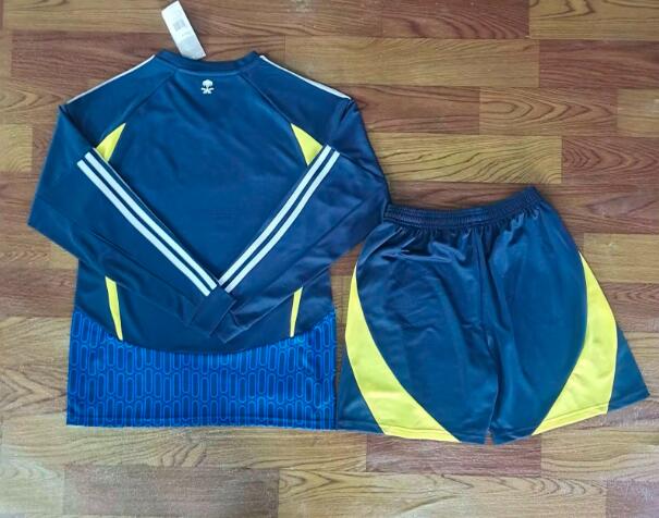 Al Nassr FC Soccer Jersey Away Long Sleeve Replica 24/25