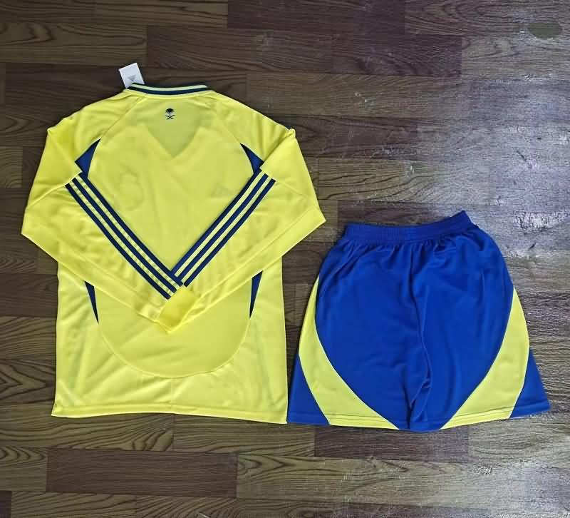 Al Nassr FC Soccer Jersey Home Long Sleeve Replica 24/25