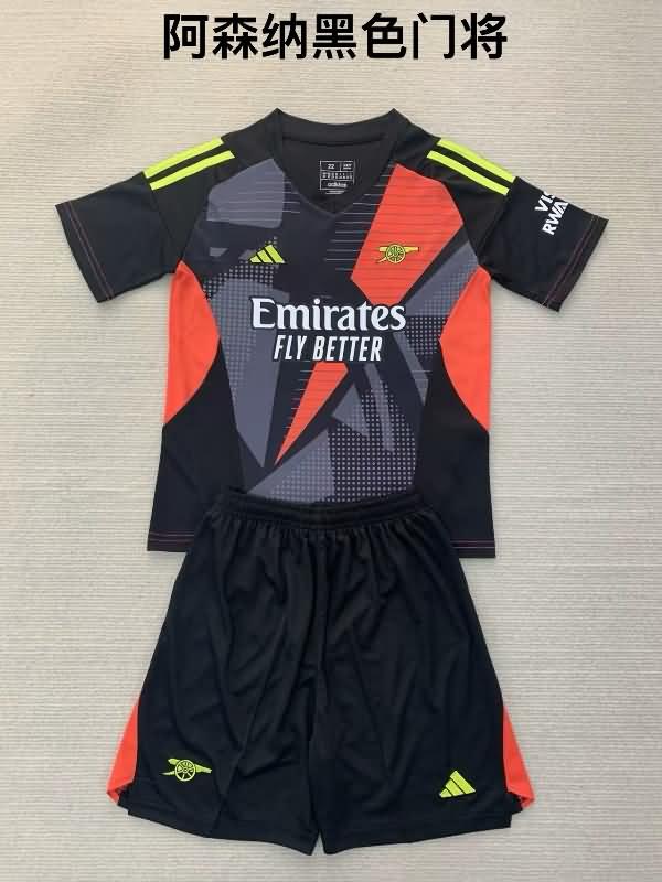 Arsenal Soccer Jersey Goalkeeper Black Replica 24/25