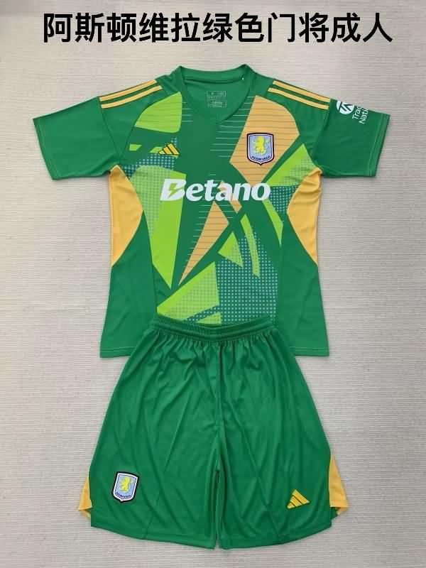 Aston Villa Soccer Jersey Goalkeeper Green Replica 24/25