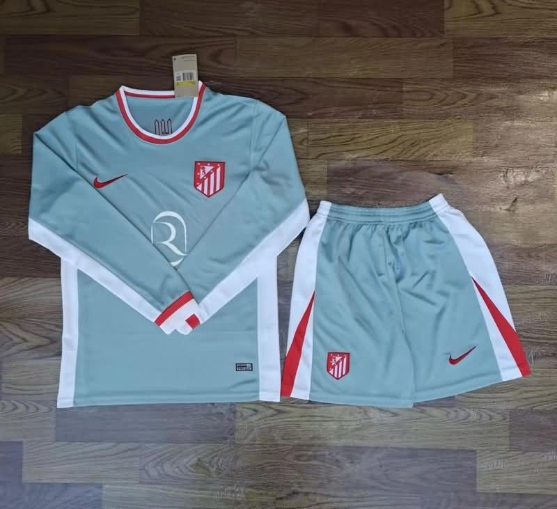 Atletico Madrid Soccer Jersey Away Long Sleeve Replica 24/25