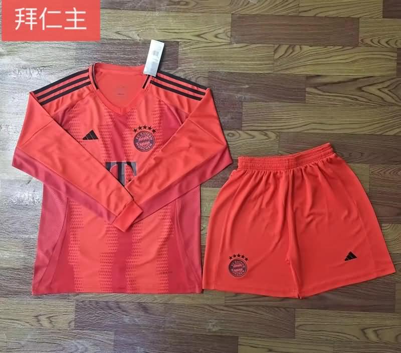 Bayern Munich Soccer Jersey Home Long Sleeve Replica 24/25