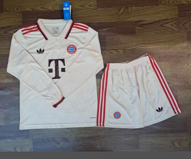 Bayern Munich Soccer Jersey Third Long Sleeve Replica 24/25