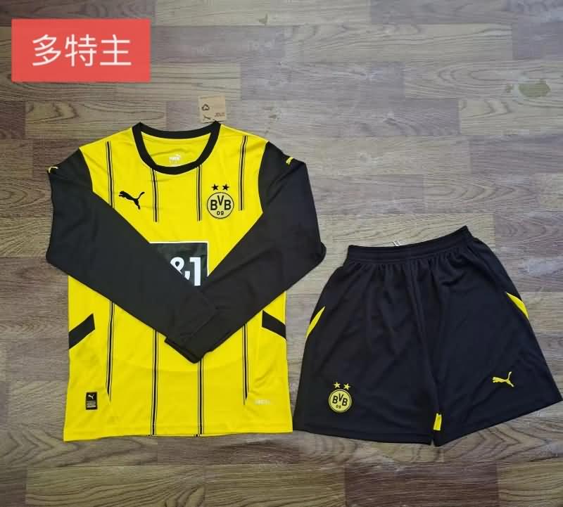 Dortmund Soccer Jersey Home Long Sleeve Replica 24/25