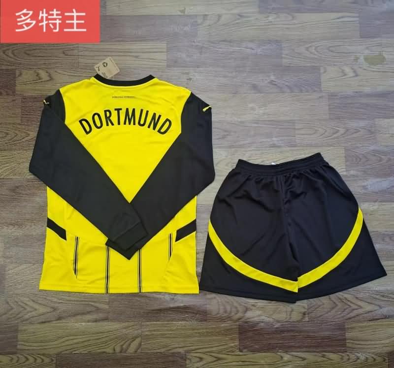 Dortmund Soccer Jersey Home Long Sleeve Replica 24/25