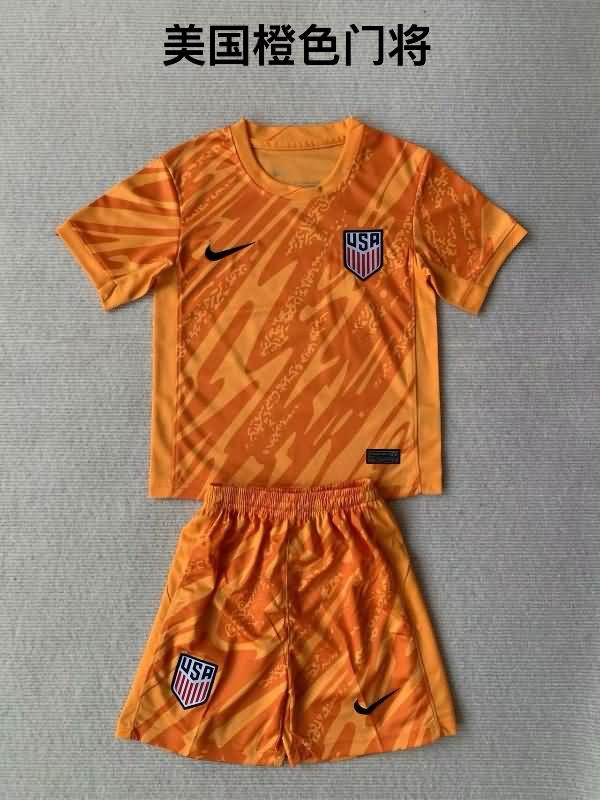 USA Soccer Jersey Copa America Goalkeeper Orange Replica 2024