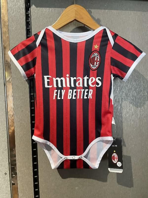 Baby AC Milan Soccer Jersey Home Replica 24/25