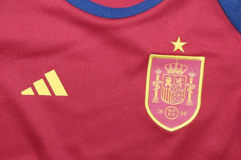 Baby Spain Soccer Jersey Home Replica 2024